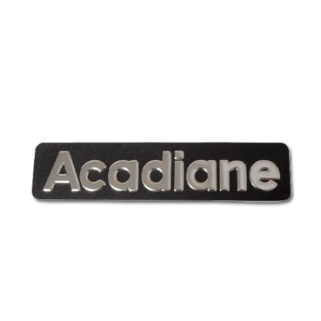 MONOGRAMME INOX EN RELIEF ACADIANE acadiane MONOGRAMME INOX EN RELIEF ACADIANE acadiane