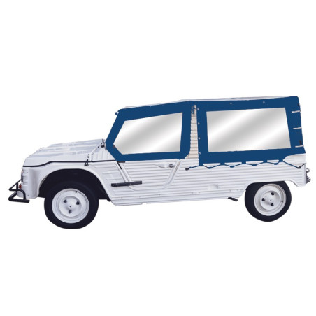 ENSEMBLE COMPLET BACHE 3 SANGLES TRADITIONNEL NM BLEU MARINE+HOUSSE + ELASTIQUE