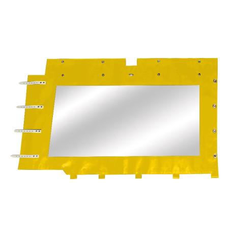 BÂCHE LATÉRALE DROITE MÉHARI AVANT 07/1982 JAUNE