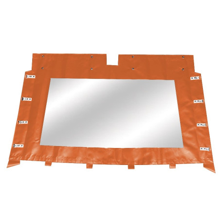 BÂCHE ARRIÈRE MÉHARI AVANT 07/1982 ORANGE