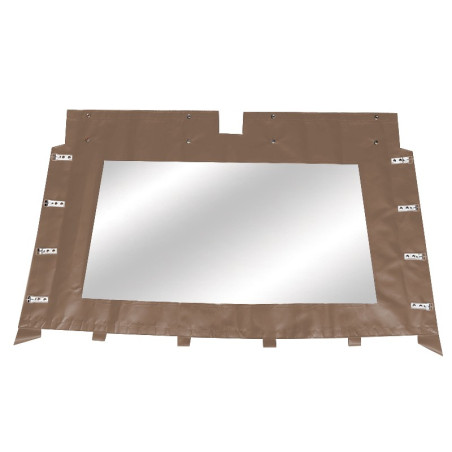 BÂCHE ARRIÈRE MÉHARI AVANT 07/1982 MARRON