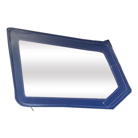 HAUT DE PORTE MÉHARI DROIT AVEC FERMETURE ÉCLAIR BLEU