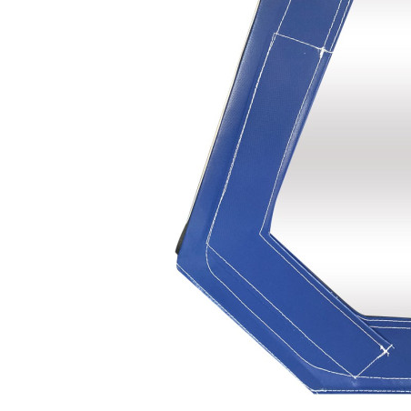 HAUT DE PORTE MÉHARI GAUCHE AVEC FERMETURE ÉCLAIR BLEU