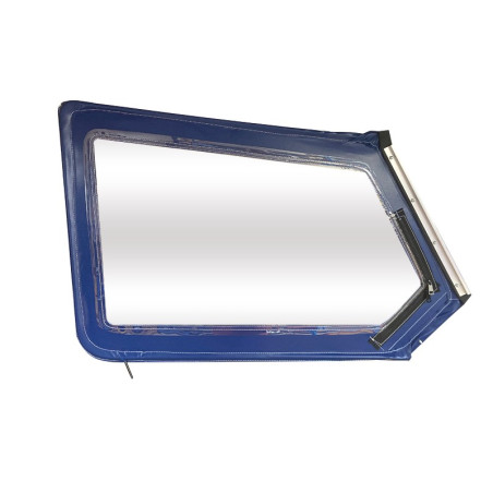 HAUT DE PORTE MÉHARI GAUCHE AVEC FERMETURE ÉCLAIR BLEU