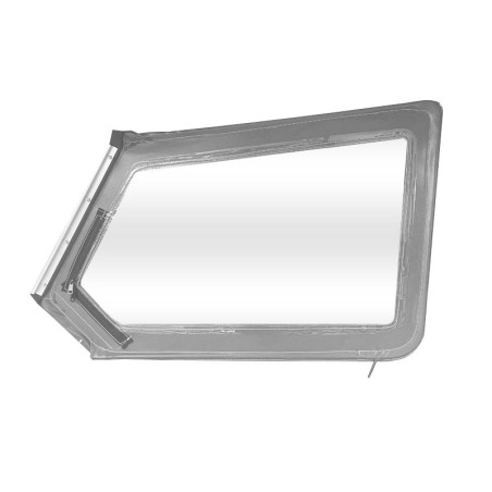 HAUT DE PORTE MÉHARI DROIT AVEC FERMETURE ÉCLAIR GRIS