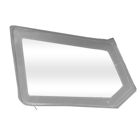 HAUT DE PORTE MÉHARI DROIT AVEC FERMETURE ÉCLAIR GRIS