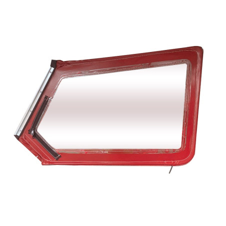 HAUT DE PORTE MÉHARI DROIT AVEC FERMETURE ÉCLAIR ROUGE