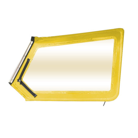 HAUT DE PORTE MÉHARI DROIT AVEC FERMETURE ÉCLAIR JAUNE