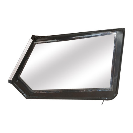 HAUT DE PORTE MÉHARI DROIT AVEC FERMETURE ÉCLAIR NOIR