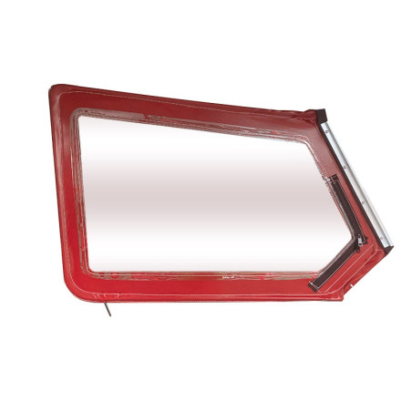 HAUT DE PORTE MÉHARI GAUCHE AVEC FERMETURE ÉCLAIR ROUGE