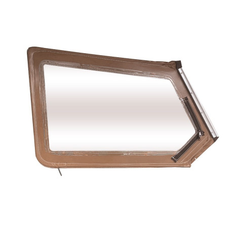 HAUT DE PORTE MÉHARI GAUCHE AVEC FERMETURE ÉCLAIR MARRON