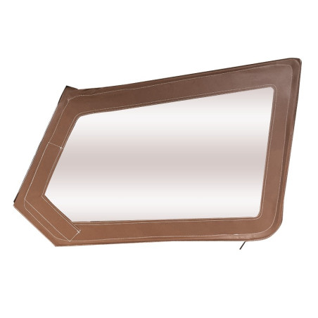 HAUT DE PORTE MÉHARI GAUCHE AVEC FERMETURE ÉCLAIR MARRON