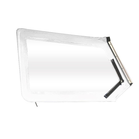 HAUT DE PORTE MÉHARI GAUCHE AVEC FERMETURE ÉCLAIR BLANC