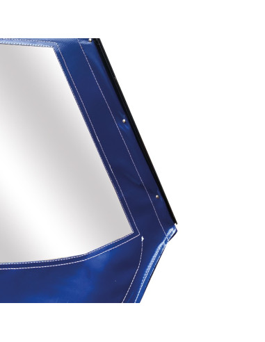 PORTE DROITE MÉHARI AM ENTOILÉE PVC BLEU MARINE