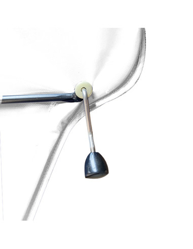 PORTE DROITE MÉHARI AM ENTOILÉE PVC BLANC