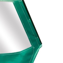 PORTE DROITE MÉHARI AM ENTOILÉE PVC VERT