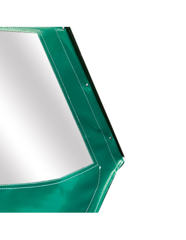PORTE DROITE MÉHARI AM ENTOILÉE PVC VERT
