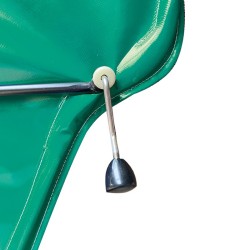 PORTE DROITE MÉHARI AM ENTOILÉE PVC VERT