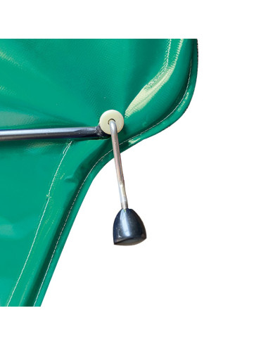 PORTE DROITE MÉHARI AM ENTOILÉE PVC VERT