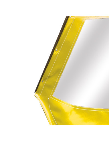 PORTE GAUCHE MÉHARI AM ENTOILÉE PVC JAUNE