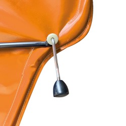 PORTE DROITE MÉHARI AM ENTOILÉE PVC ORANGE