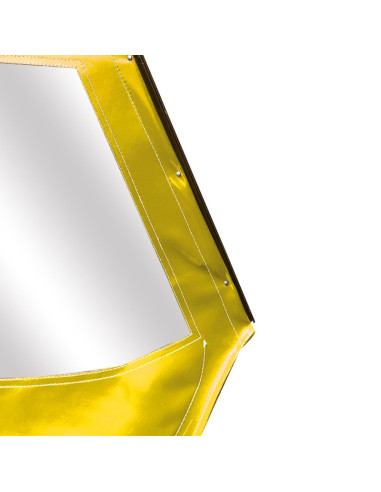 PORTE DROITE MÉHARI AM ENTOILÉE PVC JAUNE