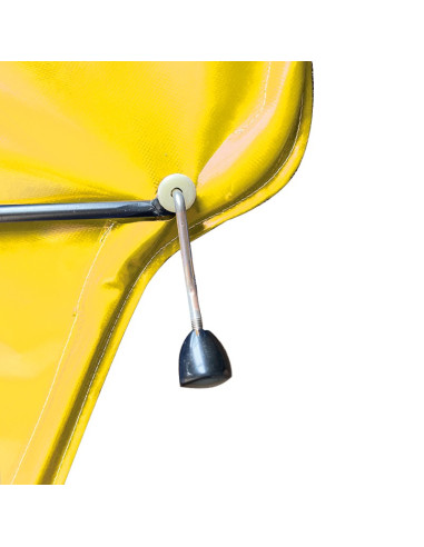 PORTE DROITE MÉHARI AM ENTOILÉE PVC JAUNE