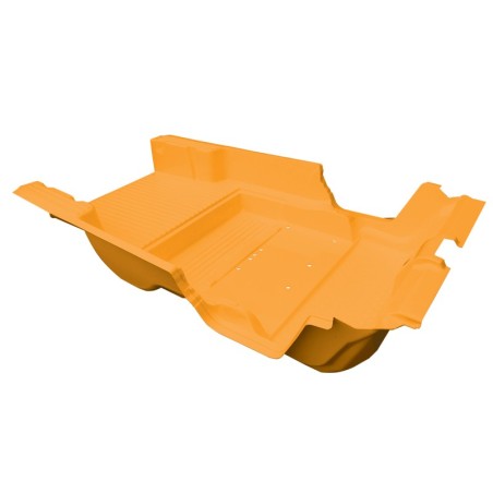 COQUE 4 PLACE ORANGE KIRCHIZ ABS ANTI UV mehari mehari 4x4