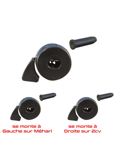 CLIPS GAUCHE POUR MEHARI ET DROIT POUR 2CV
