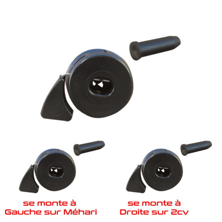 CLIPS GAUCHE POUR MEHARI ET DROIT POUR 2CV