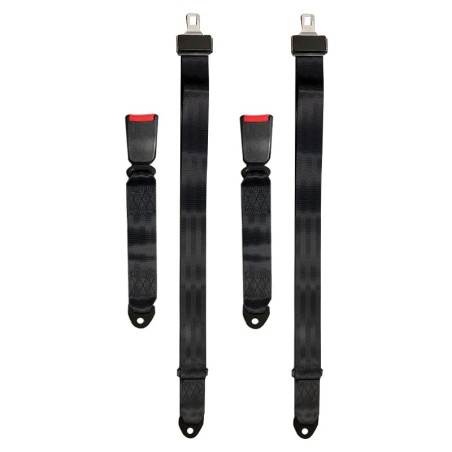 LOT DE 2 CEINTURES VENTRALE AV POUR MÉHARI  ARRIÈRE POUR 2CV