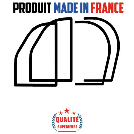 KIT JOINTS DE PORTE 2CV COMPLET QUALITE SUPERIEURE KIT JOINTS DE PORTE 2CV COMPLET QUALITE SUPERIEURE