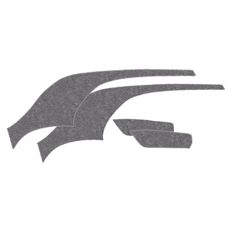 KIT FEUTRINES AVANT ET ARRIERE COMPLETE 2CV AVANT 1970