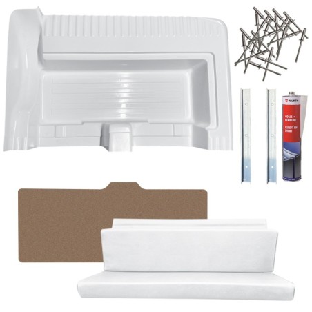 ADAPTATEUR 4 PLACES SIEGE BLANC LANCHE MEDIUM + BUTEE