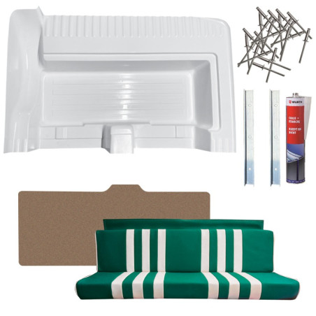 ADAPTATEUR COMPLET ABS  SIEGE VERT/BLANC PLANCHE CTBX