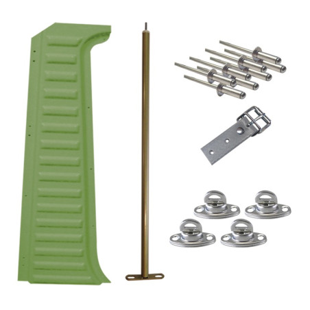 MONTANT DROIT COMPLET  MEHARI  VERT MONTANA