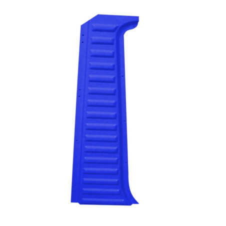 montant droit nu bleu azur