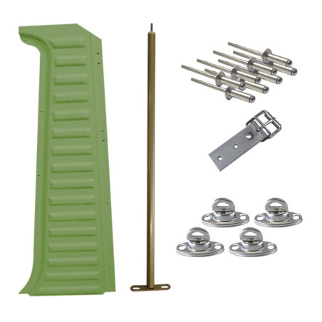 MONTANT GAUCHE COMPLET MEHARI VERT MONTANA