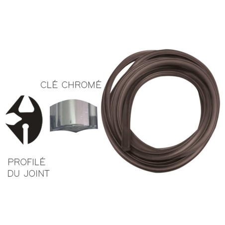 JOINT PARE BRISE MEHARI ANCIEN FER + CLE CHROME