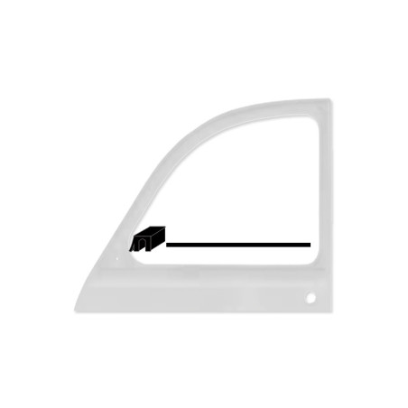 JOINT ENTRE GLACE 2CV EN CAOUTCHOUC QUALITE SUPERIEURE