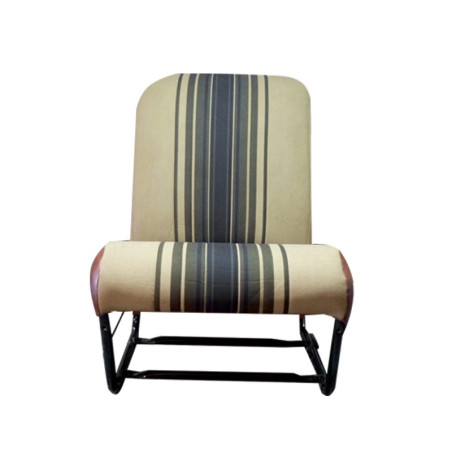 SIEGE AVANT DROIT ASYMETRIQUE NEUF AVEC POIGNEE REGLAGE TISSUS MARRON RAYE