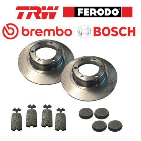KIT DE FREINAGE DISQUE AVANT COMPLET HIGH QUALITY DISQUE BOSCH AVEC PLAQUETTE FE