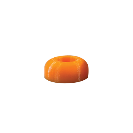 BUTOIR SUPERIEUR ORANGE DE FIXATION PLANCHE DE BANQUETTE ARRIÈRE MÉHARI AVEC VIS