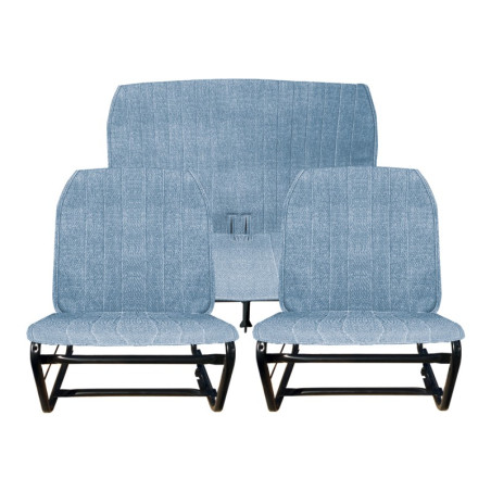 kit garnitures( 2 sièges sym + banquette ar) jean ss rabat 2cv