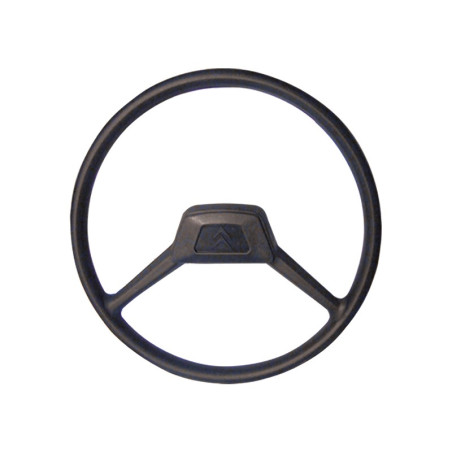 VOLANT 2 BRANCHES AVEC ENJOLIVEUR CENTRAL POUR MEHARI 2CV6 DYANE