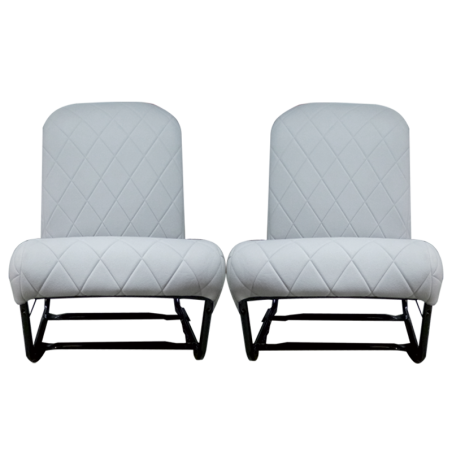 KIT GARNITURES 2CV 2 SIEGES AVANT SYM. TISSU CHARLESTON