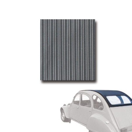 CAPOTE 2CV GRIS MOYEN FERM.  EXTERIEUR