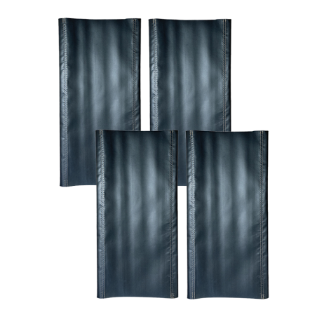 ENSEMBLE DE 4 FONDS DE BANQUETTE AVANT AM SANS PASSAGE DE CEINTURE TOILE PVC