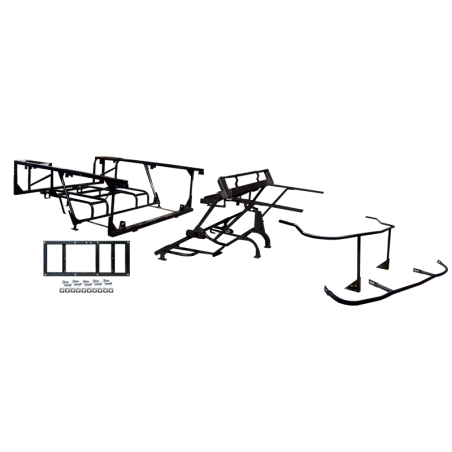 KIT DE TUBULAIRES AVANT + ARRIÈRE MÉHARI NOUVEAU MODÈLE NOIR