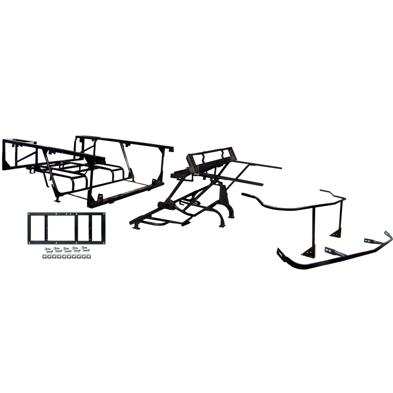 KIT DE TUBULAIRES AVANT + ARRIÈRE MÉHARI ANCIEN MODÈLE NOIR